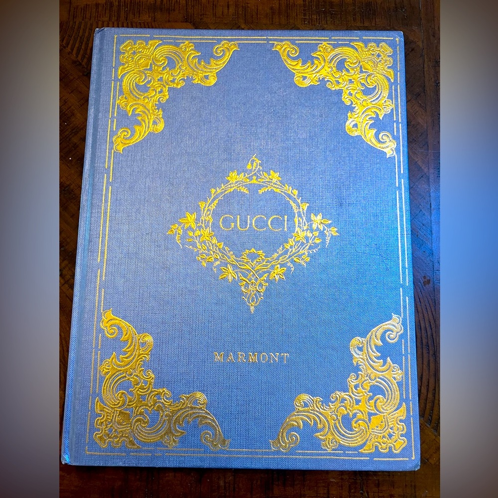 Gucci marmont hardcover catalog book 13x10 . Coffee table decor